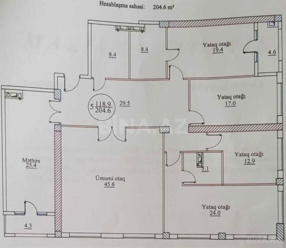Продаётся 5-комн. новостройка 205 м², Сабаильский р., photo 4 from 8