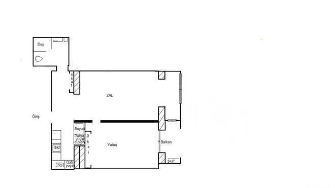 Satılır 2 otaqlı yeni tikili 68.3 m², Şah İsmayıl Xətai m., photo 18 from 19