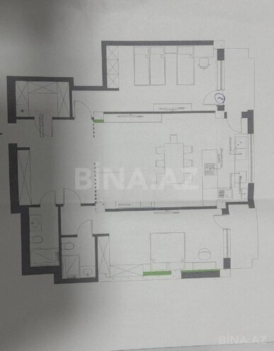 Satılır 3 otaqlı yeni tikili 128 m², Nəriman Nərimanov m., photo 3 from 10