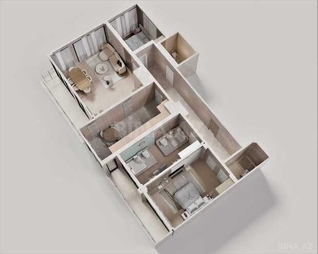 Жилой комплекс  Gəncə Park City, планировка - 4-комн., 173.9 м²