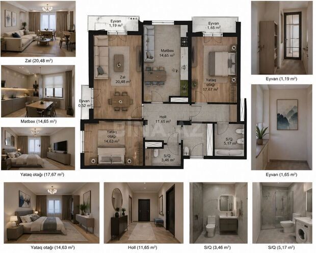 Продаётся 3-комн. новостройка 108 м², м. Дернегюль, photo 14 from 16