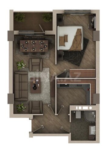 Продаётся 1-комн. новостройка 47 м², photo 10 from 11