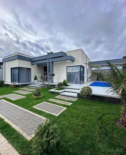 İcarəyə verilir 4 otaqlı həyət evi/bağ evi 210 m², Mərdəkan q., photo 1 from 14