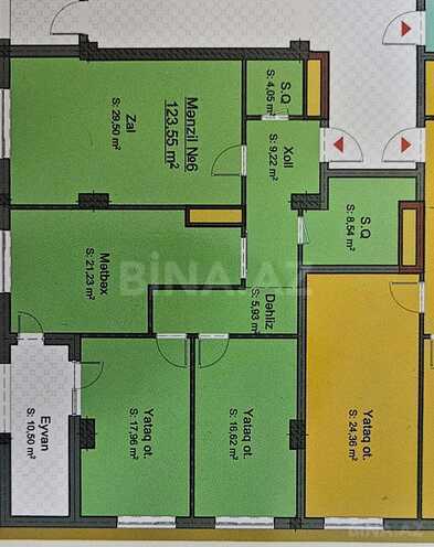 Продаётся 3-комн. новостройка 123.5 м², м. Ичеришехер, photo 9 from 10