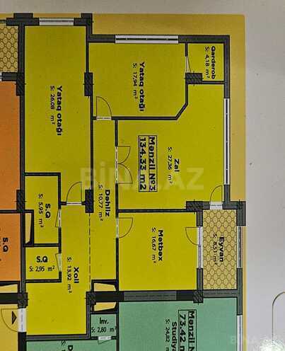 Продаётся 3-комн. новостройка 135 м², м. Ичеришехер, photo 9 from 10