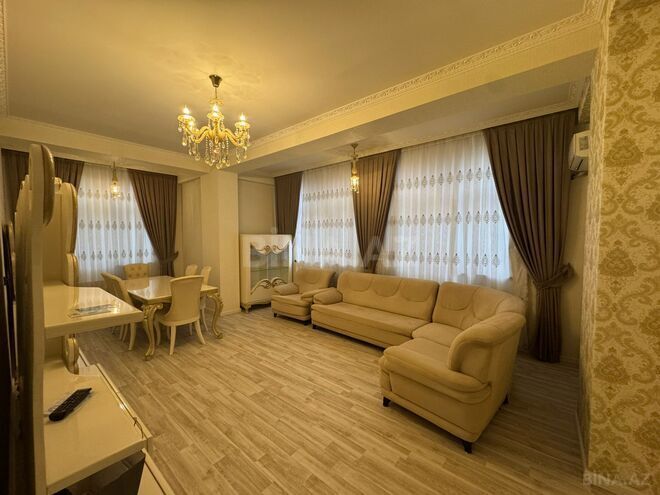 İcarəyə verilir 3 otaqlı yeni tikili 125 m², Memar Əcəmi m., photo 3 from 12