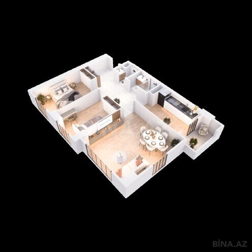 Satılır 3 otaqlı yeni tikili 84.2 m², Avtovağzal m., photo 4 from 9