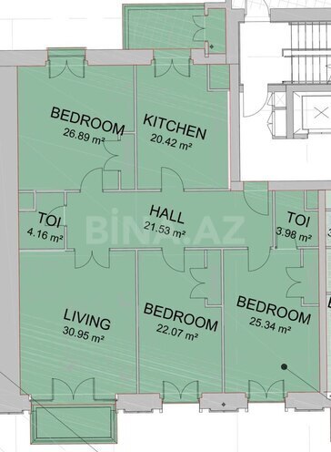 Satılır 4 otaqlı yeni tikili 179.5 m², Ağ şəhər q., photo 5 from 10