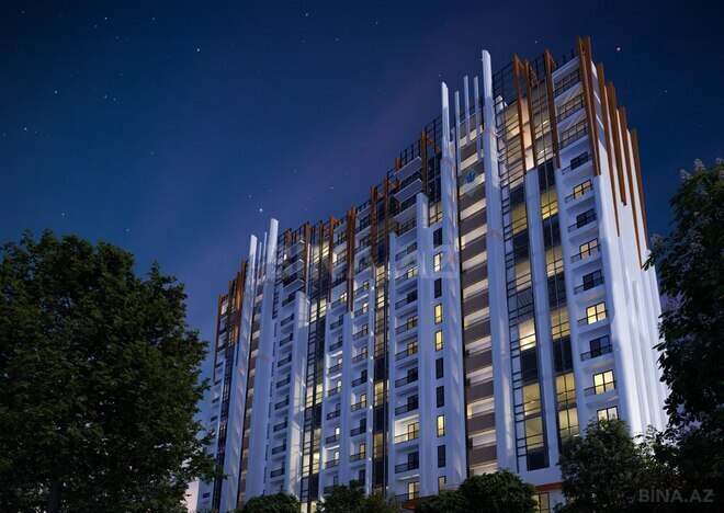 Продаётся 3-комн. новостройка 99.7 м², м. Иншаатчылар, photo 1 from 24