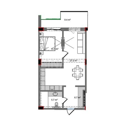 Satılır 2 otaqlı yeni tikili 72.5 m², Nardaran q., photo 8 from 9