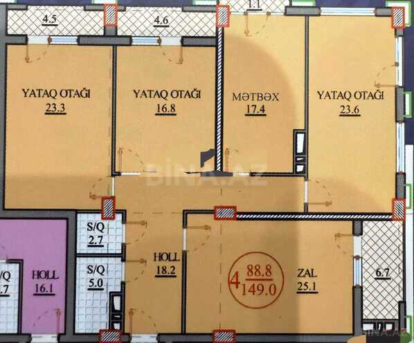 Продаётся 4-комн. новостройка 150 м², м. Гянджлик, photo 3 from 12