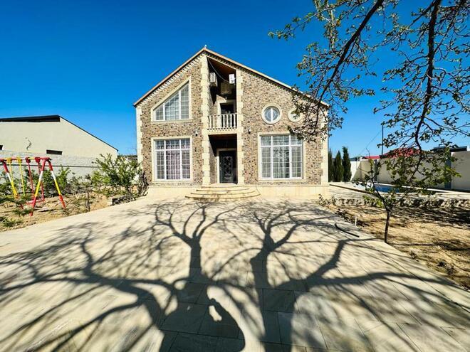 İcarəyə verilir 4 otaqlı həyət evi/bağ evi 200 m², Mərdəkan q., photo 1 from 31