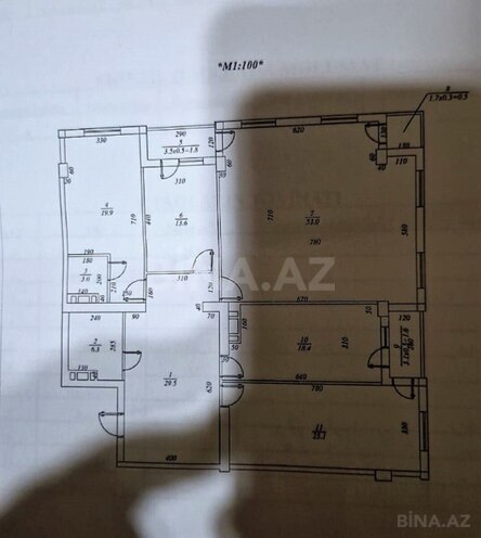 Продаётся 4-комн. новостройка 185 м², Насиминский  р., photo 4 from 7