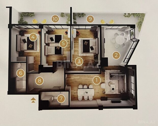 Продаётся 4-комн. новостройка 166.5 м², пос. Биладжары, photo 3 from 19