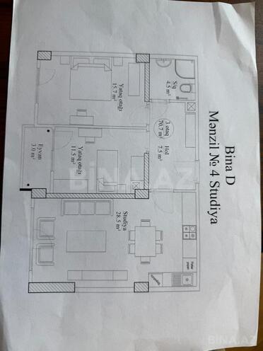 Satılır 3 otaqlı yeni tikili 71 m², 20 Yanvar m., photo 13 from 15