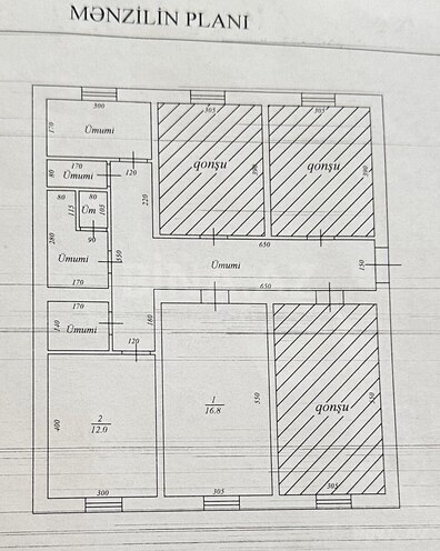 Satılır 3 otaqlı köhnə tikili 73 m², Əhmədli m., photo 12 from 13