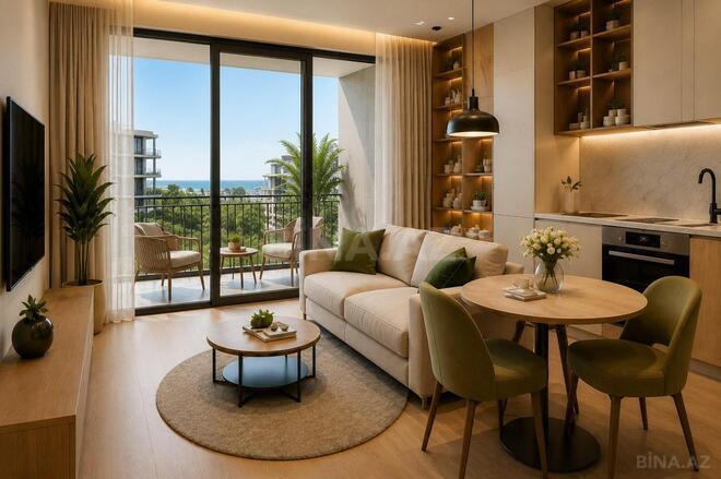 Satılır 1 otaqlı yeni tikili 57.8 m², Nardaran q., photo 1 from 7