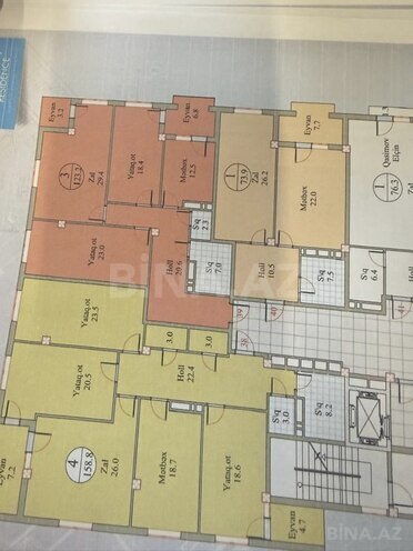 Satılır 4 otaqlı yeni tikili 158.8 m², 8 Noyabr m., photo 3 from 8