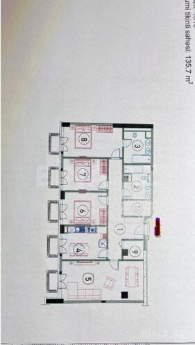 Продаётся 4-комн. новостройка 135 м², м. Шах Исмаил Хатаи, photo 11 from 22