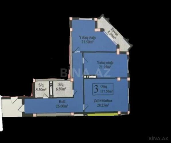 Продаётся 3-комн. новостройка 117.5 м², м. Нариман Нариманов, photo 4 from 17