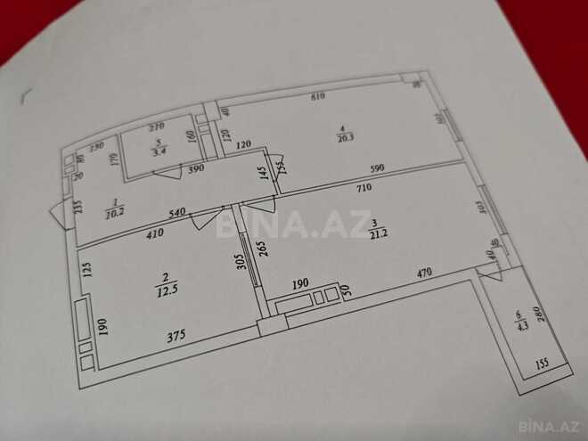 Продаётся 2-комн. новостройка 83 м², Насиминский  р., photo 15 from 16