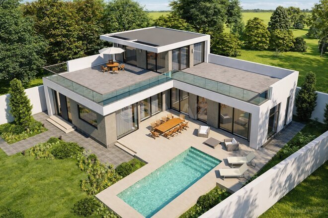 Satılır 5 otaqlı həyət evi/bağ evi 250 m², Mərdəkan q., photo 1 from 27