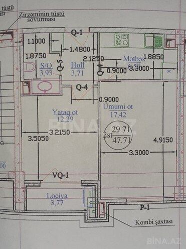 Сдаётся 2-комн. новостройка 48 м², пос. Ясамал, photo 7 from 22