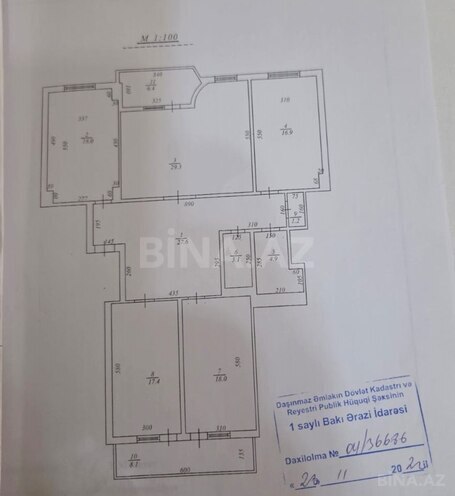 Satılır 4 otaqlı yeni tikili 150 m², Qara Qarayev m., photo 16 from 17