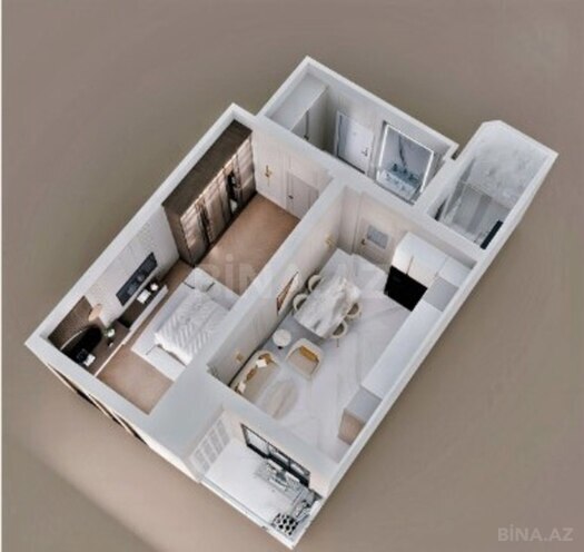 Satılır 1 otaqlı yeni tikili 65 m², photo 3 from 6