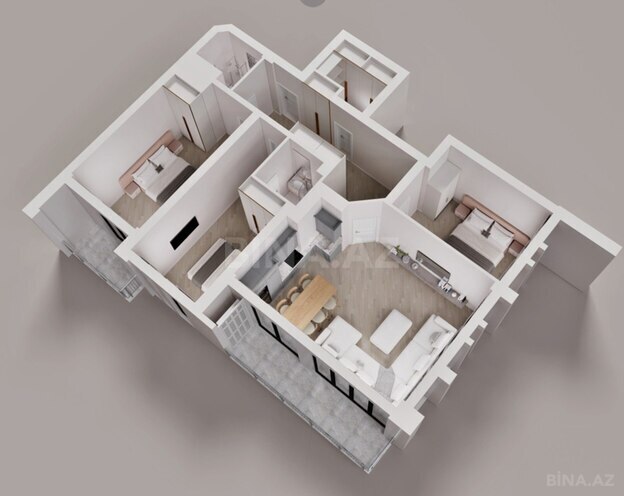 Satılır 3 otaqlı yeni tikili 136.6 m², photo 1 from 6