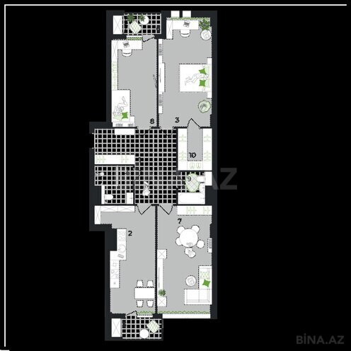 Satılır 3 otaqlı yeni tikili 152.5 m², photo 3 from 6