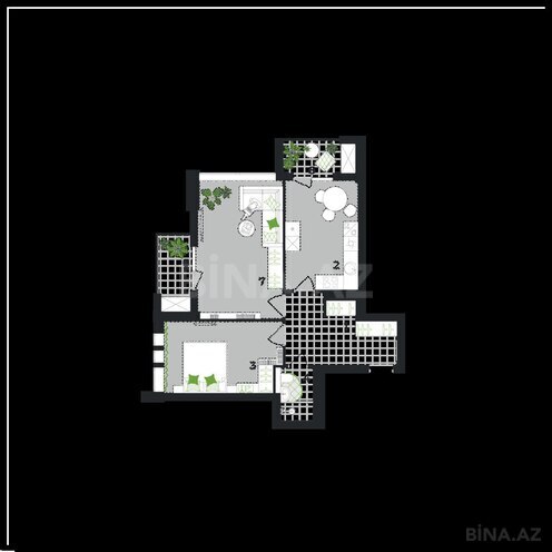 Satılır 2 otaqlı yeni tikili 82.6 m², photo 1 from 6