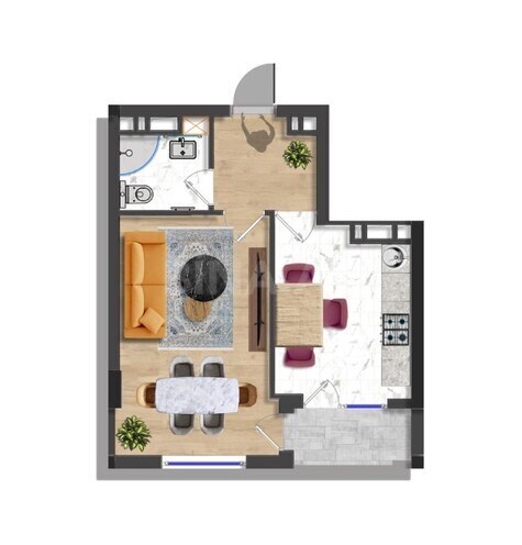 Продаётся 2-комн. новостройка 48 м², Бинагадинский р., photo 5 from 14