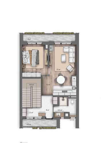 Satılır 2 otaqlı yeni tikili 95 m², Sea Breeze q., photo 5 from 6