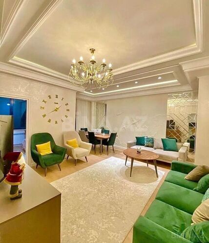 İcarəyə verilir 3 otaqlı yeni tikili 125 m², Şah İsmayıl Xətai m., photo 1 from 12