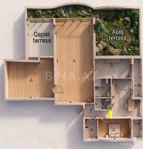 Satılır 5 otaqlı yeni tikili 300 m², Nizami m., photo 3 from 14