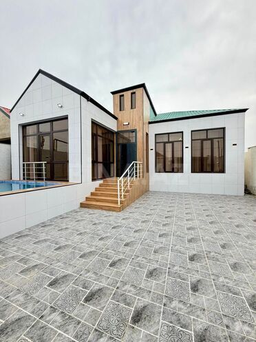 Satılır 3 otaqlı həyət evi/bağ evi 140 m², Xəzər r., photo 1 from 12