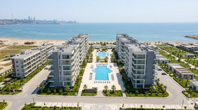 Сдаётся 2-комн. новостройка 60 м², пос. Нардаран, photo 3 from 11