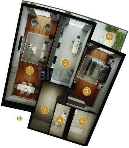 Satılır 2 otaqlı yeni tikili 126.6 m², Avtovağzal m., photo 9 from 12