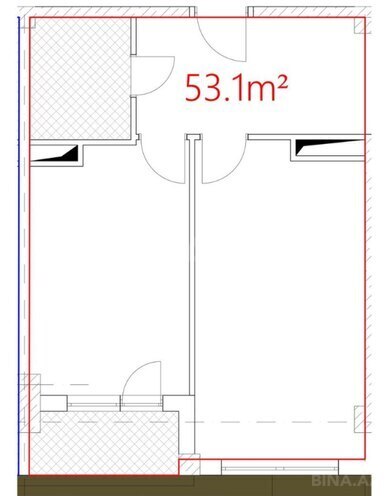 Продаётся 1-комн. новостройка 53.1 м², пос. Бакиханова, photo 5 from 6