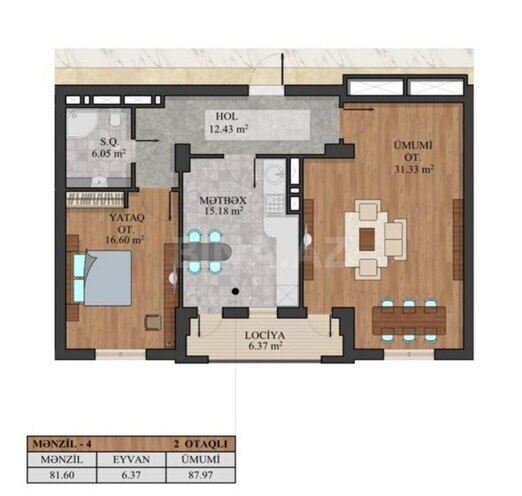 Продаётся 2-комн. новостройка 88 м², м. Ази Асланов, photo 3 from 15