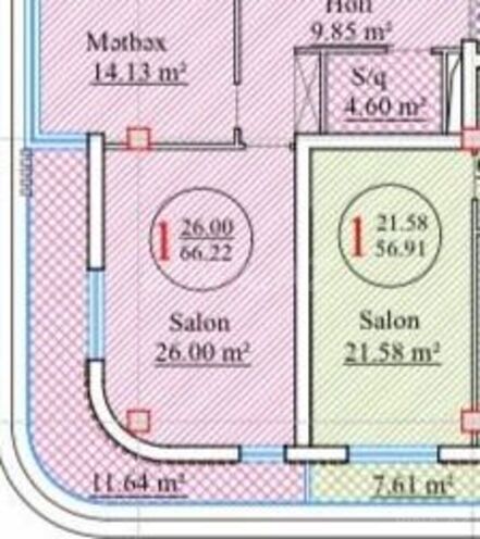 Продаётся 2-комн. новостройка 67 м², м. 28 мая, photo 6 from 7