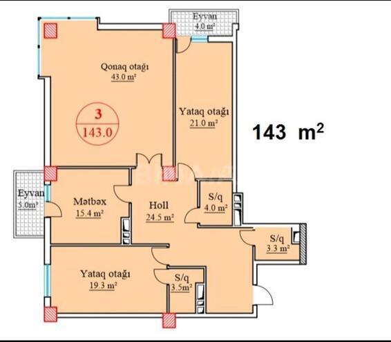 Продаётся 3-комн. новостройка 143 м², пос. Ази Асланова, photo 7 from 8
