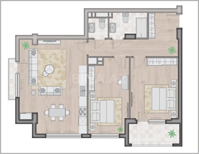 Продаётся 2-комн. новостройка 89.7 м², м. 8 ноября, photo 3 from 11
