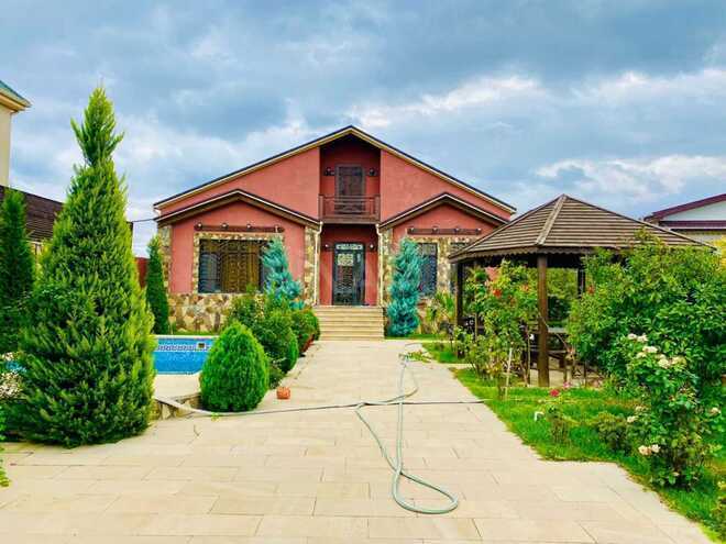 İcarəyə verilir 4 otaqlı həyət evi/bağ evi 240 m², Mərdəkan q., photo 1 from 13