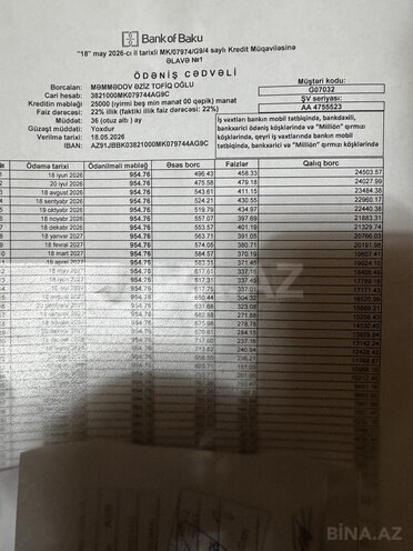Satılır 2 otaqlı yeni tikili 48 m², Masazır q., photo 17 from 18