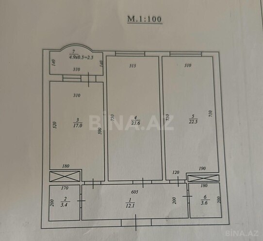 Satılır 3 otaqlı yeni tikili 101 m², Nəriman Nərimanov m., photo 18 from 24