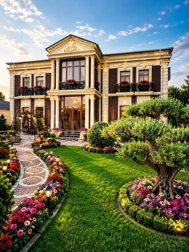 İcarəyə verilir 5 otaqlı həyət evi/bağ evi 290 m², Mərdəkan q., photo 1 from 22