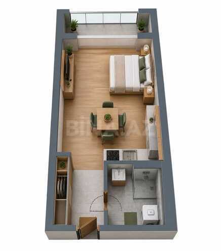 Продаётся 1-комн. новостройка 44 м², пос. Sea Breeze, photo 4 from 11