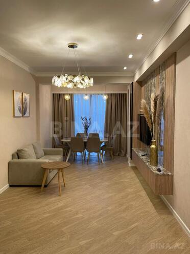 İcarəyə verilir 3 otaqlı yeni tikili 106 m², Nizami m., photo 1 from 25